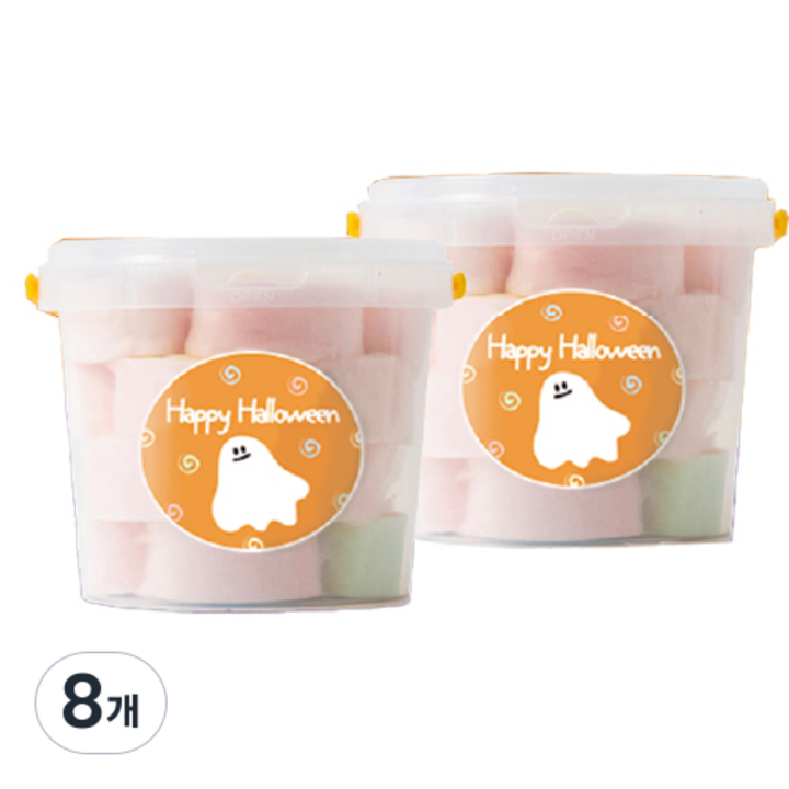앙팡드봉봉 할로윈 한입 솜사탕 레인보우, 45g, 8개