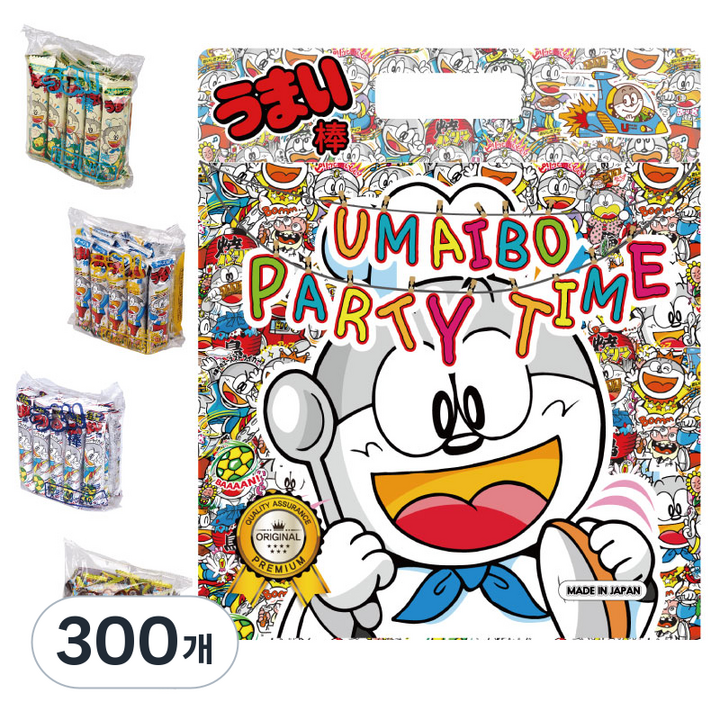 우마이봉 버라이어티 막대과자, 6g, 300개