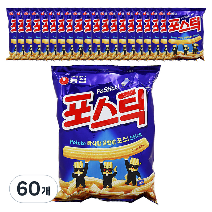 포스틱 과자, 84g, 60개