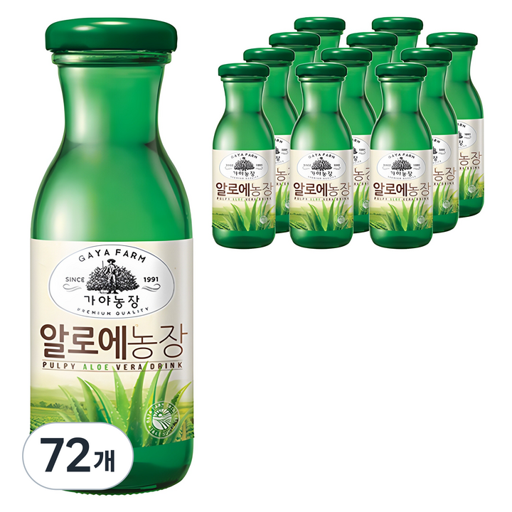 가야농장 알로에농장, 180ml, 72개