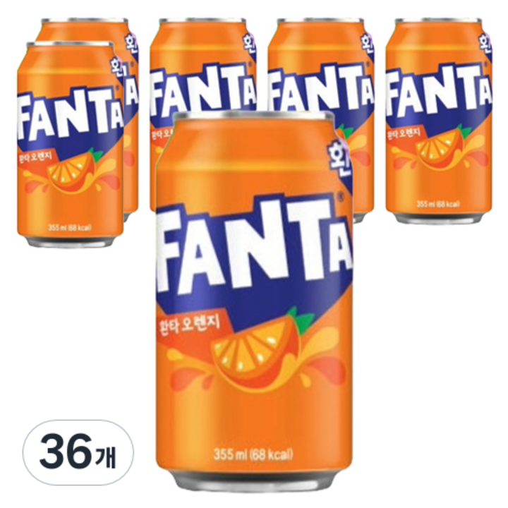 환타 오렌지 업소용, 355ml, 36개