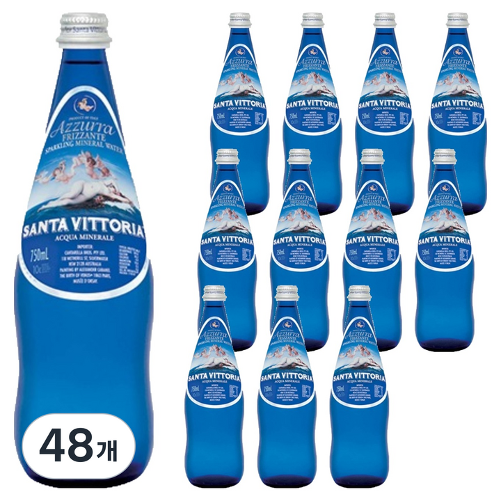 산타비토리아 탄산수, 48개, 750ml