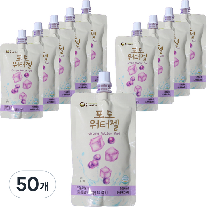 온네이쳐 포도 워터젤, 100ml, 50개