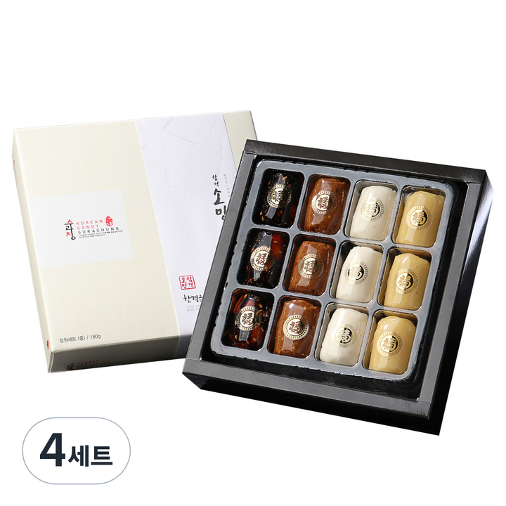 수라원 합격소망 엿 선물세트, 180g, 4세트
