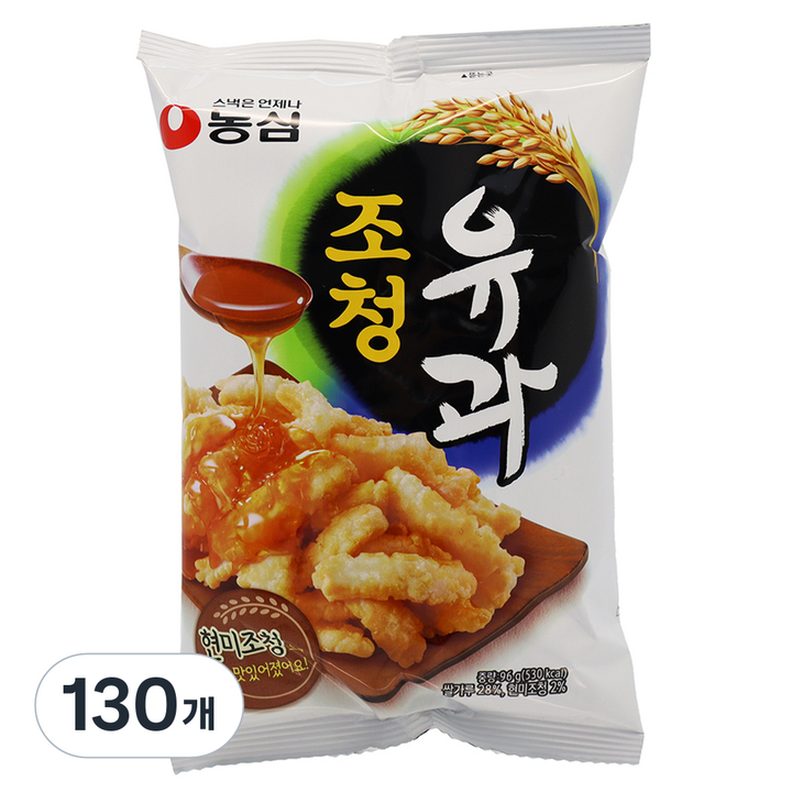 농심 조청유과, 96g, 130개