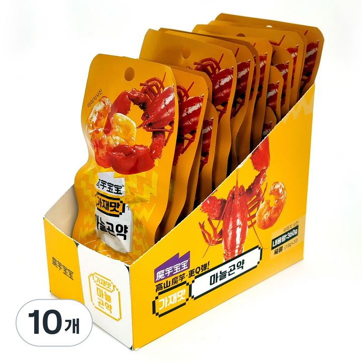 가재맛 마늘곤약 20개입, 360g, 10개