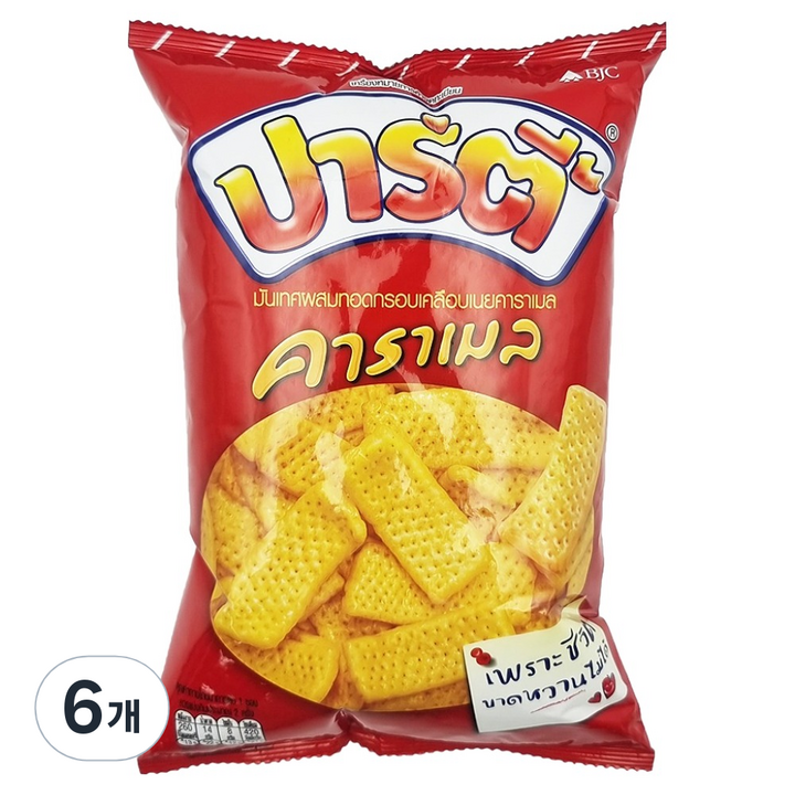 PARTY 프라이드 스위트 포테이토칩, 48g, 6개