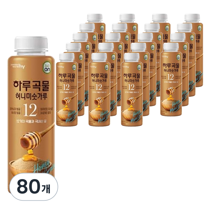 eatson 하루곡물 허니미숫가루, 80개, 40g