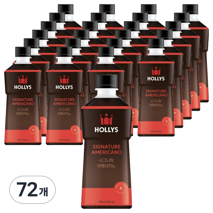 할리스 시그니처 아메리카노, 550ml, 72개