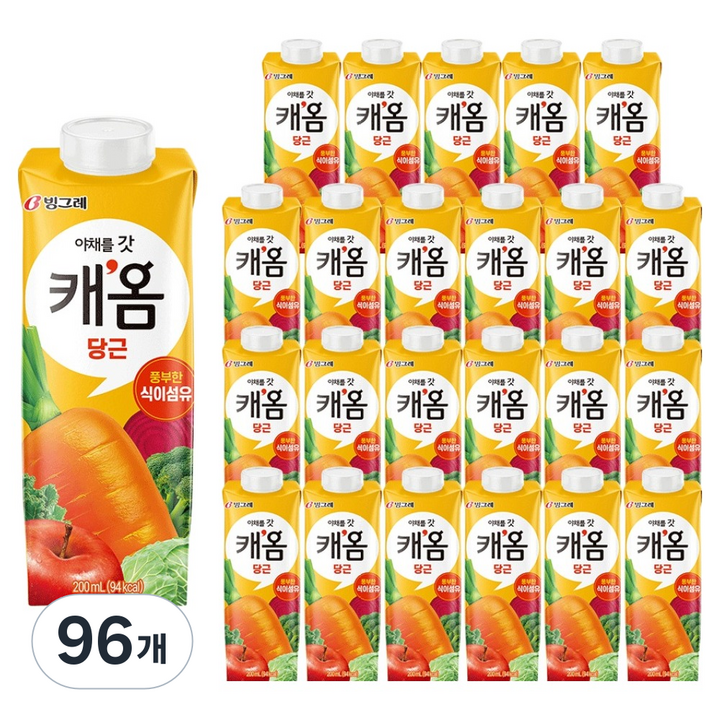 캐옴 당근, 96개, 200ml