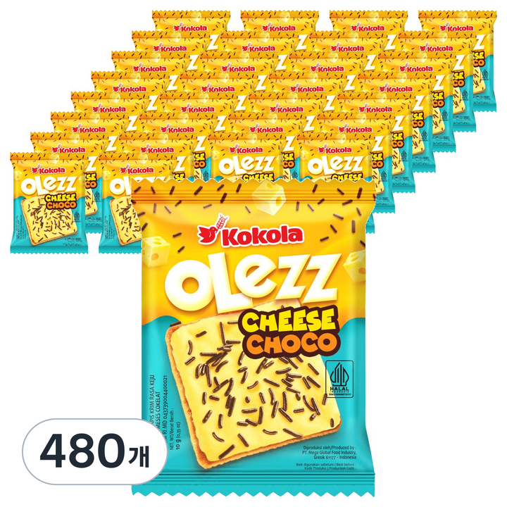코코라 올레즈 치즈 초코 크래커, 10g, 480개