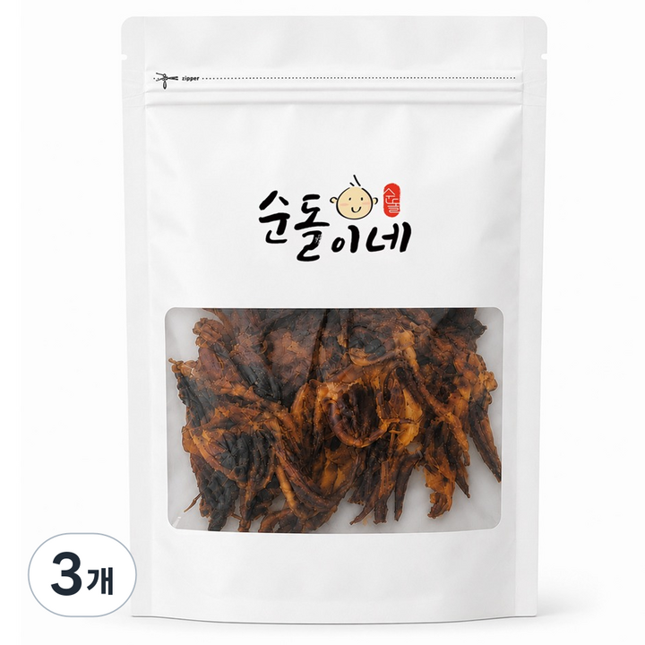 순돌이네 구운 오다리 숏다리, 200g, 3개