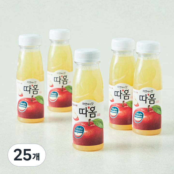 따옴 빙그레 사과 주스, 235ml, 25개