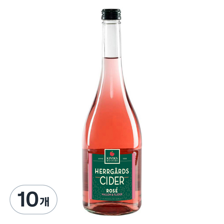 키빅스 로제 사이다, 750ml, 10개