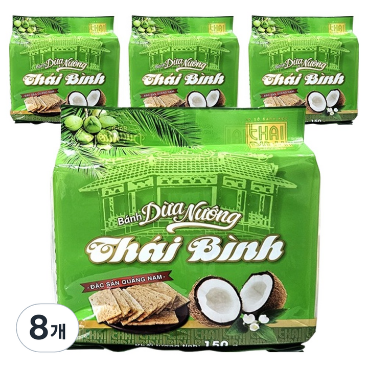 반두아농 다낭 코코넛 크래커, 150g, 8개