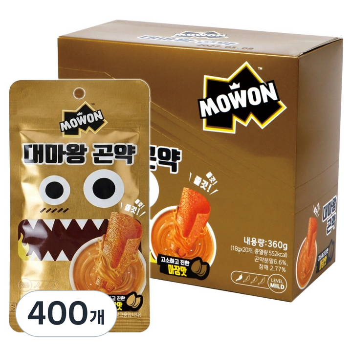 모원 대마왕 곤약 마장맛, 400개, 18g