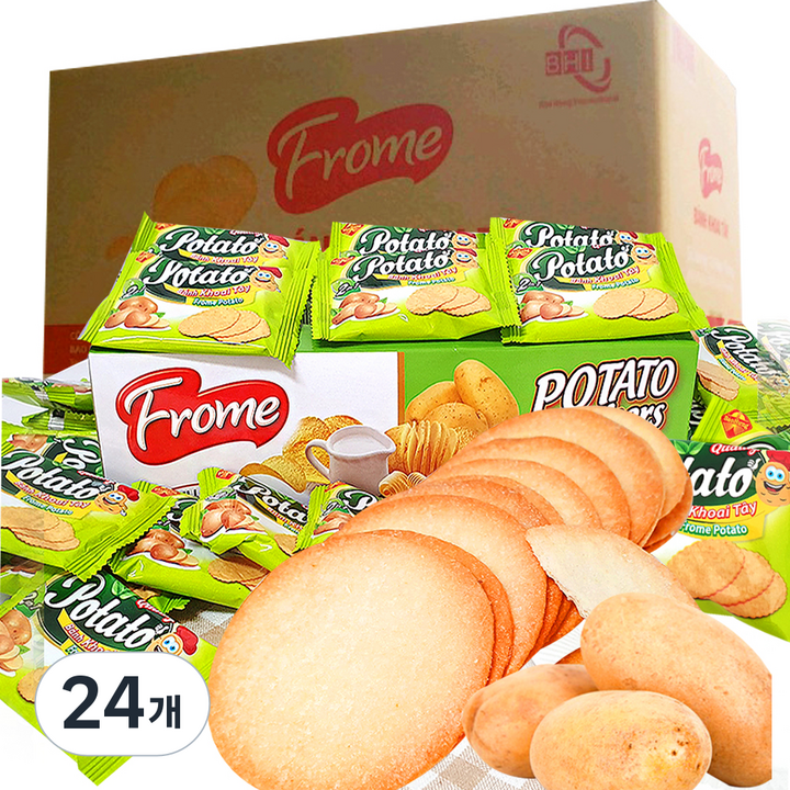 Frome 포테이토맛 크래커, 520g, 24개