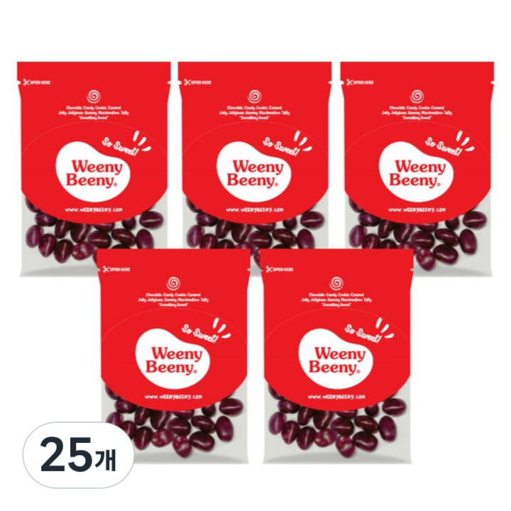 위니비니 포도맛 젤리빈 C, 50g, 25개