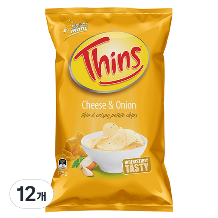 씬 치즈앤어니언, 175g, 12개