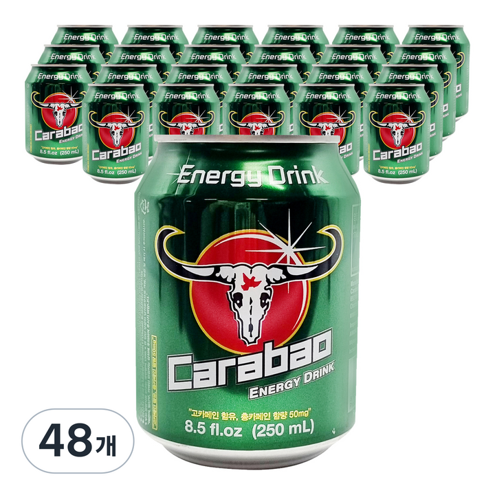 카라바오 에너지 드링크, 250ml, 48개