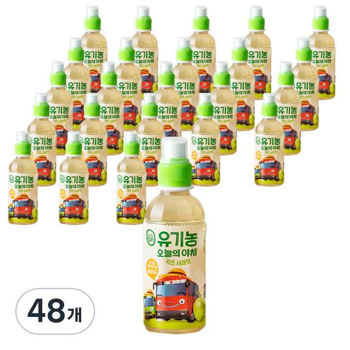 eatson 유기농 오늘의 야채 키즈 사과맛, 48개, 220ml