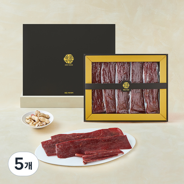 육포공방 THE 부드러운 육포 5개입, 350g, 5개