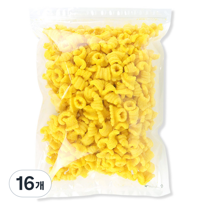 우리가스토리 개나리콘 뻥튀기, 350g, 16개