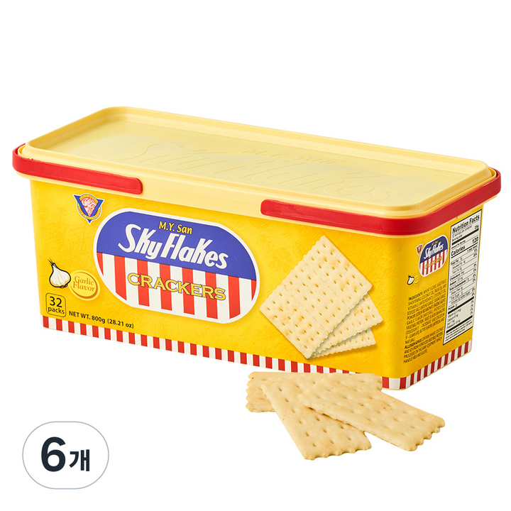 마이산 스카이 플레이크 마늘맛 32p, 800g, 6개