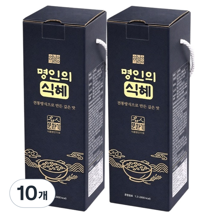 하늘청 식혜명인 명인의 식혜, 10개, 1.2L