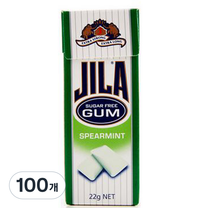자일라 스피아민트 껌, 22g, 100개