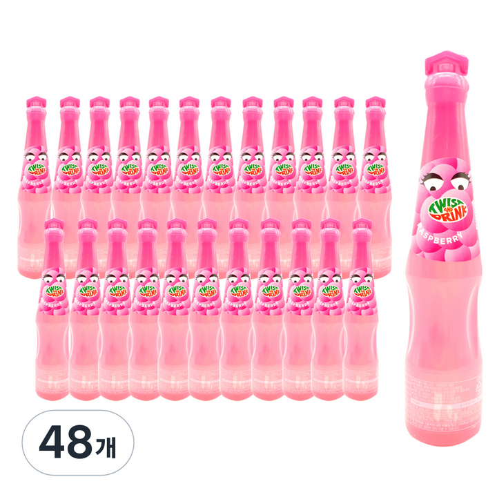 트위스트 앤 드링크 라즈베리, 200ml, 48개