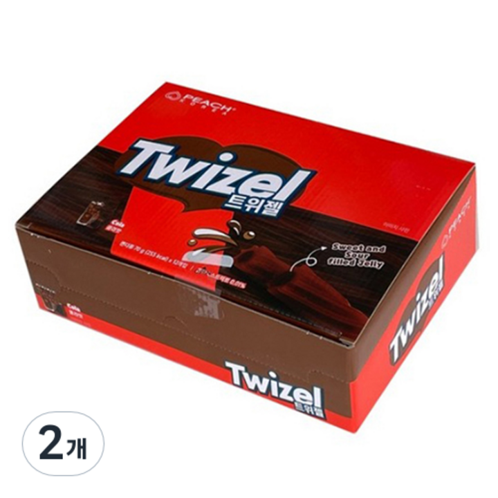 피치코리아 트위젤 츄잉젤리 콜라맛, 24개, 70g