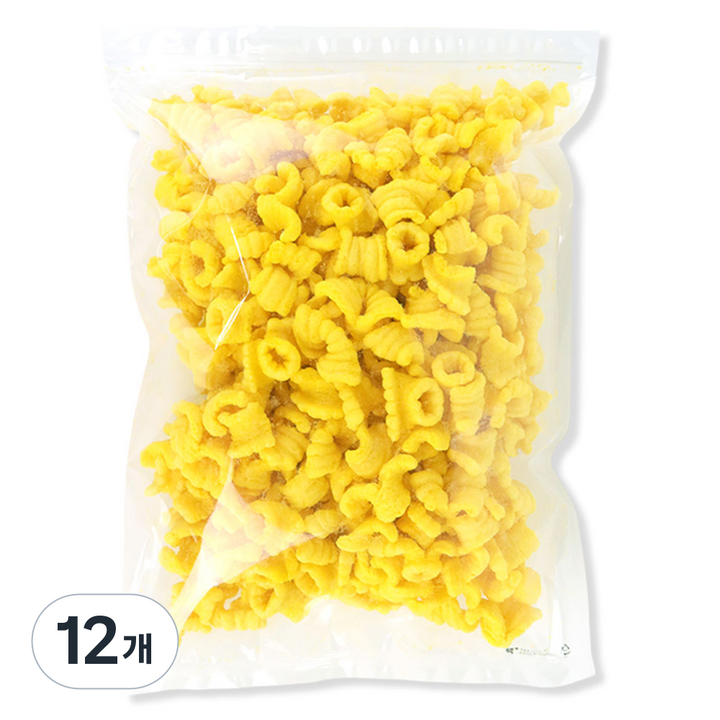 우리가스토리 개나리콘 뻥튀기, 350g, 12개