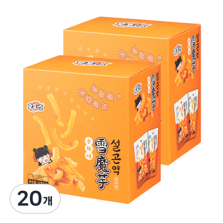 전상식 설곤약 향라맛 20p, 360g, 20개