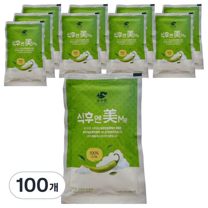 순수람 식후엔 Me 액상차, 100개, 100ml