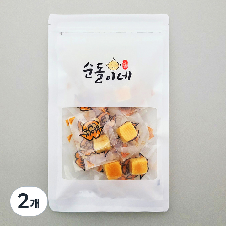 순돌이네 한입 쏙 치즈 오징어 60p, 2개, 300g