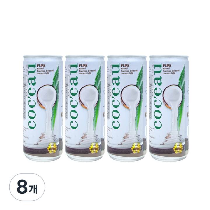 코쿠 코코넛밀크 드링크 오리지널, 240ml, 8개