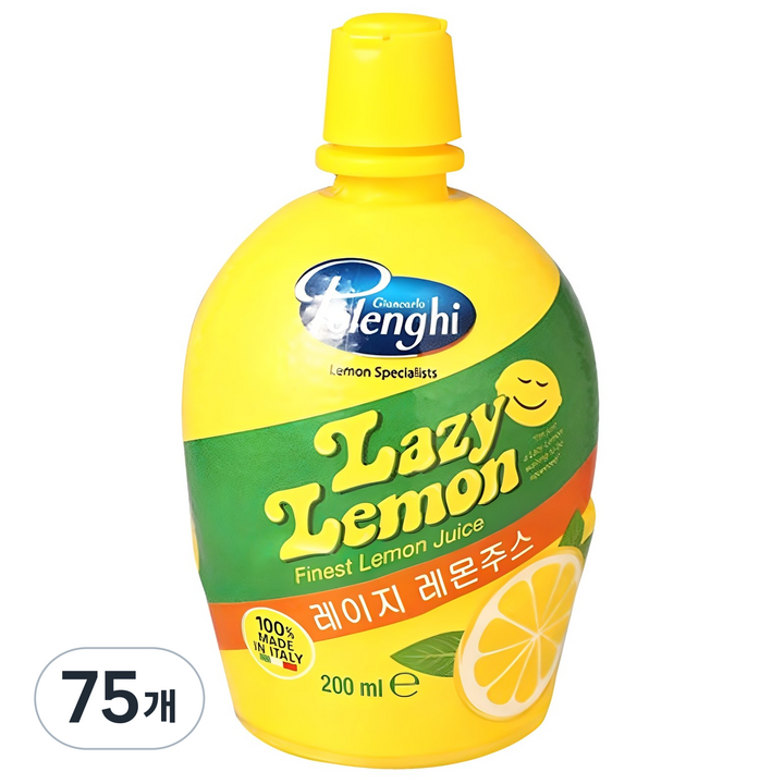 레이지레몬 주스, 200ml, 75개