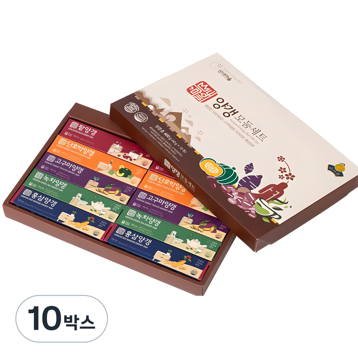산내마을 양갱 모둠 세트, 40g, 10박스