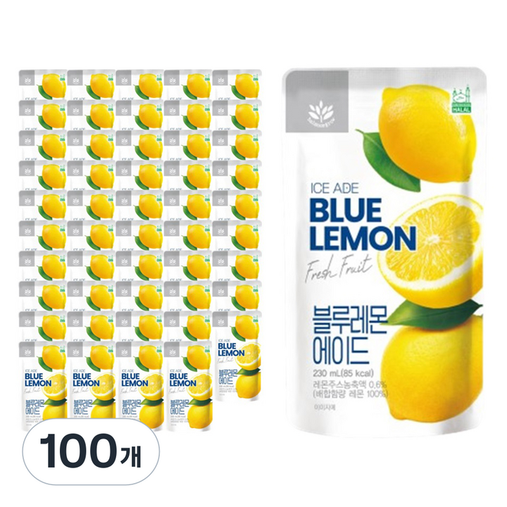 발란스그로우 블루레몬 에이드, 100개, 230ml