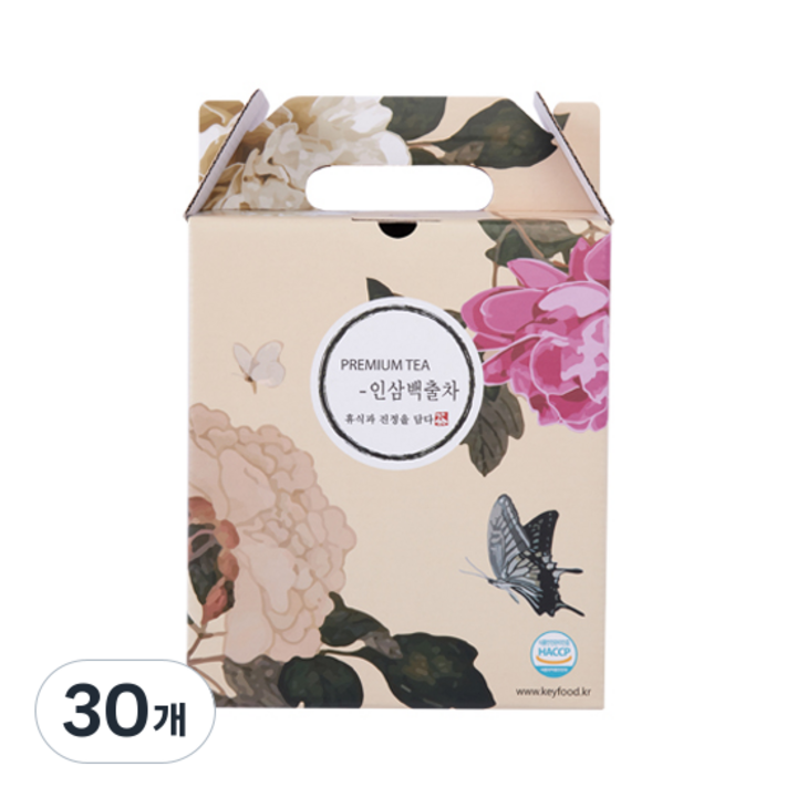 키푸드 인삼백출차, 30개, 120ml
