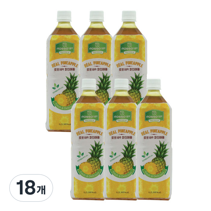 로쏘189 파인애플베이스, 1L, 18개
