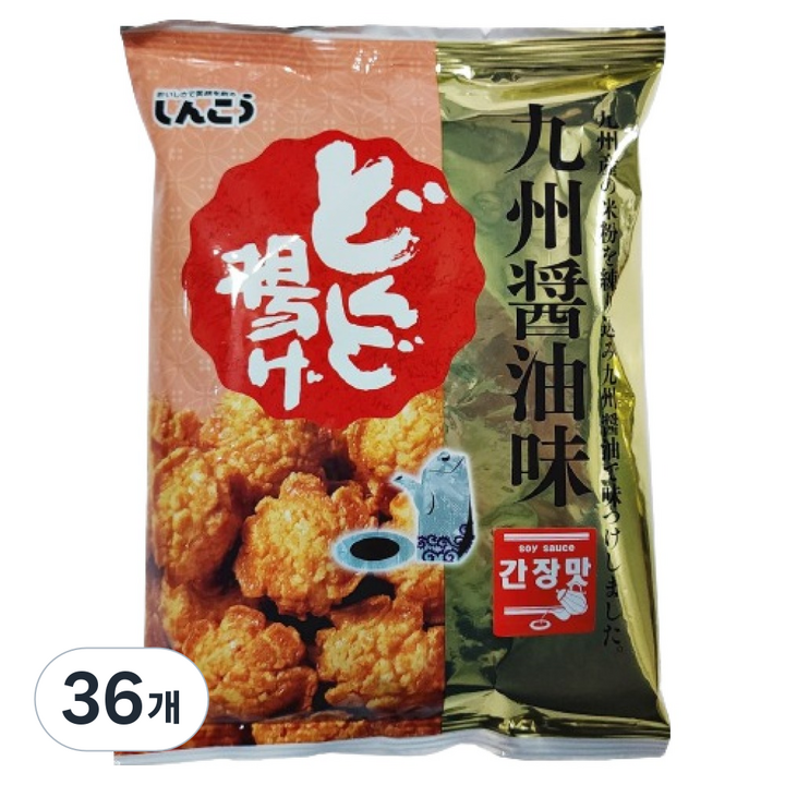 신코 돈도아게 간장맛, 60g, 36개