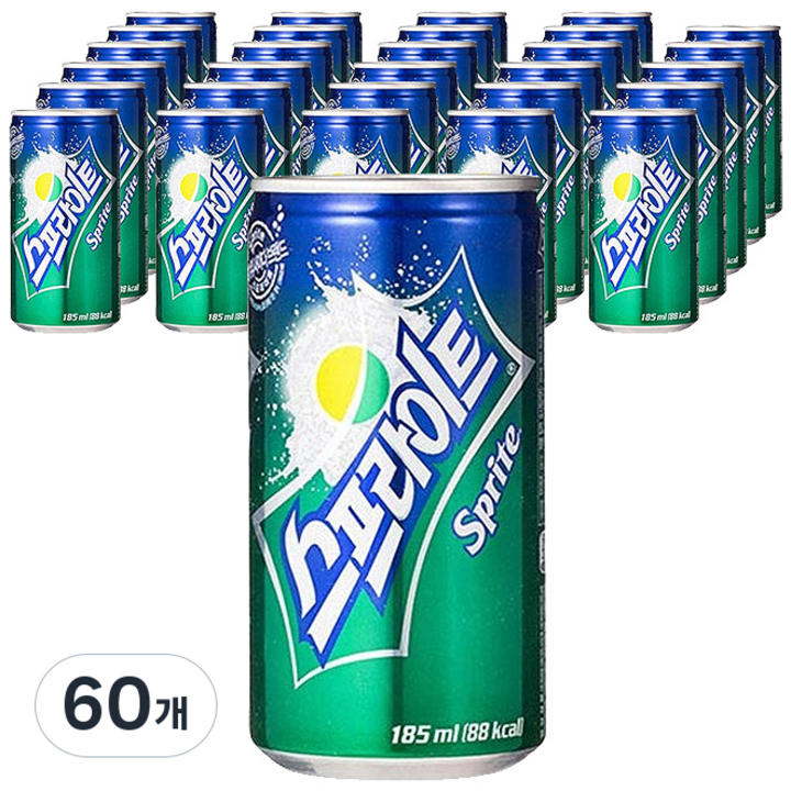 스프라이트 캔, 185ml, 60개