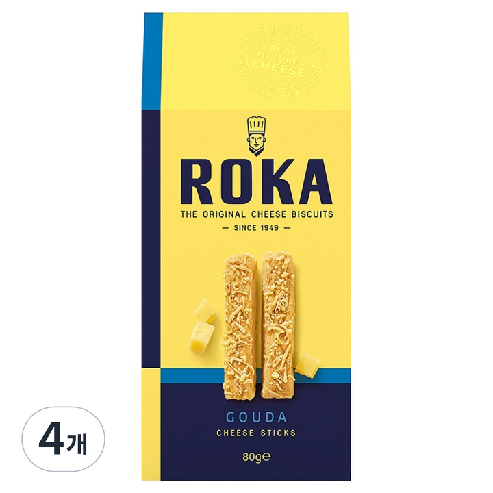 로카 고다 치즈 스틱, 4개, 80g