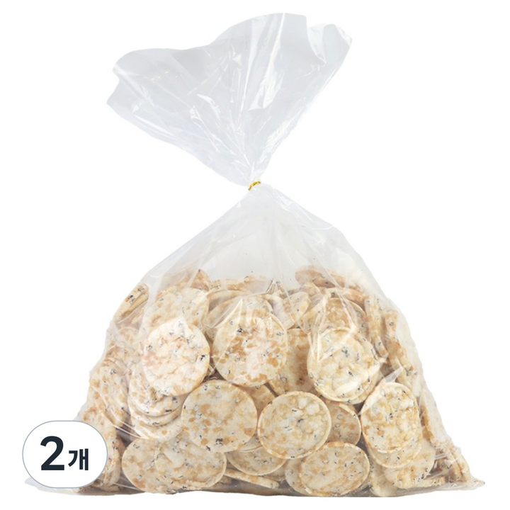 우리가스토리 구운 흑미 누룽지 통곡물 쌀과자, 2kg, 2개