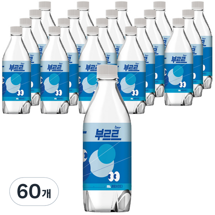 부르르 제로사이다, 500ml, 60개