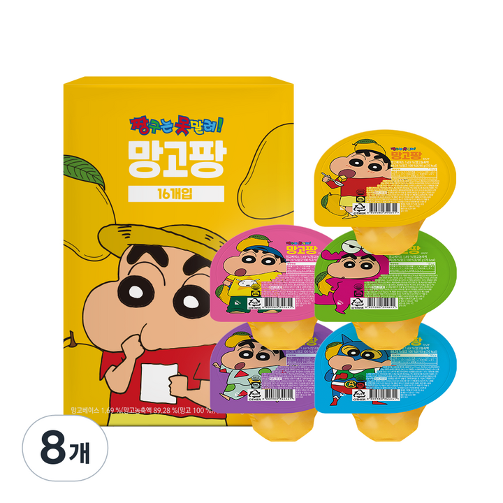 짱구 망고팡 16개입, 8개, 1.44kg