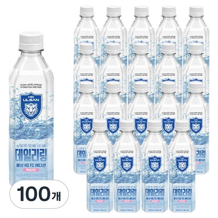데일리링 울산 HD FC 에디션 복숭아맛, 100개, 500ml