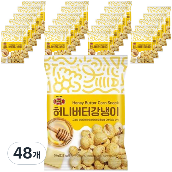 머거본 허니버터 강냉이, 48개, 70g